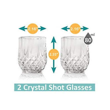 Load image into Gallery viewer, The Connoisseur - 6 Whiskey Stones + Two 2.7 oz Glasses
